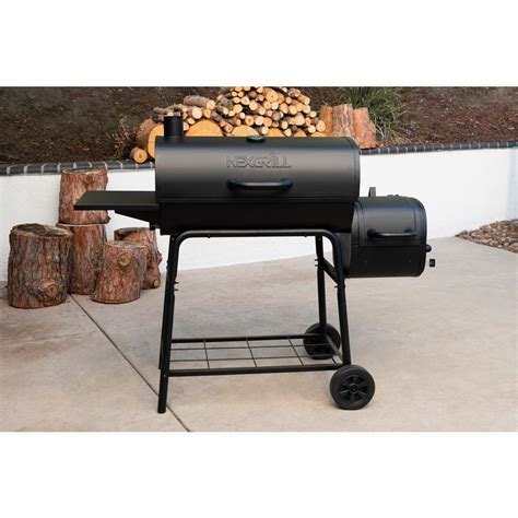 Wipe down the exterior with a damp cloth and mild detergent. . Nexgrill smoker